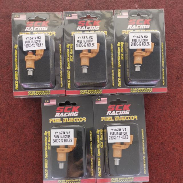 (CLEAR STOCK) SCK Y15ZR V2 Injector 10-12holes | Shopee Malaysia
