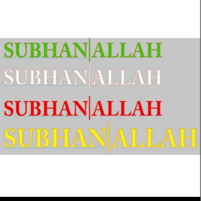 Subhanallah rumi (Pantulan Cahaya) | Shopee Malaysia