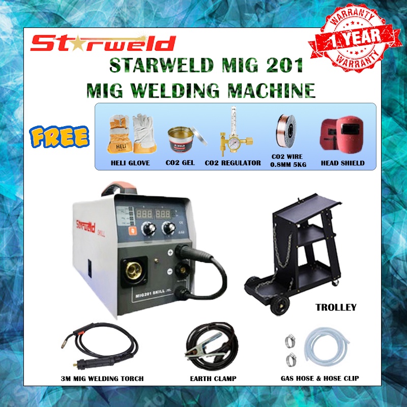 STARWELD MIG201S MIG 201S MIG WELDING MACHINE / WIM EVO MIG200 MIG 200