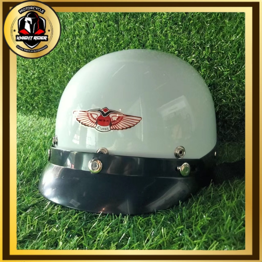 HELMET HALF CUT HARLEY STENG KURA WITH CUTTING DESIGN MHR WITH KING