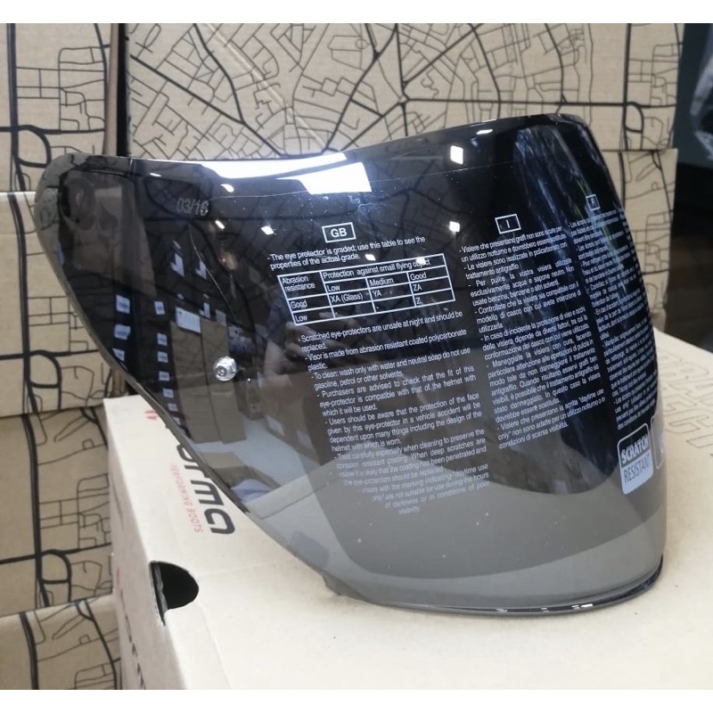 AGV K5 Jet Iridium Silver Visor Shopee Malaysia