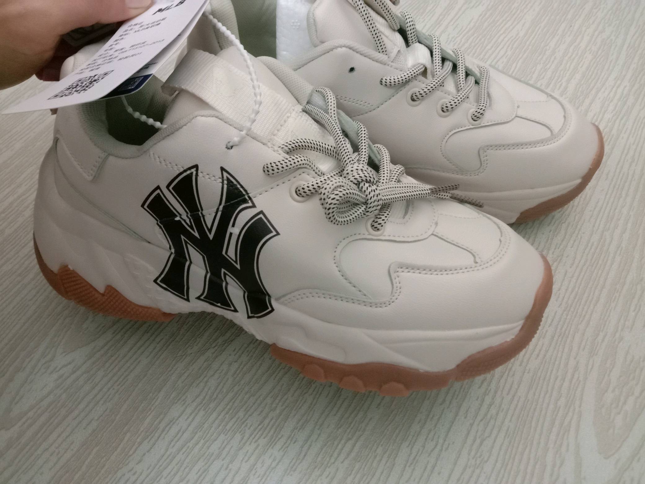 HOTFOOT MLB Korea New York Yankees Chunky Boston Pastel Redsox LA Dodgers  Sneakers Big Ball Chunky A Unisex Couple Shoes