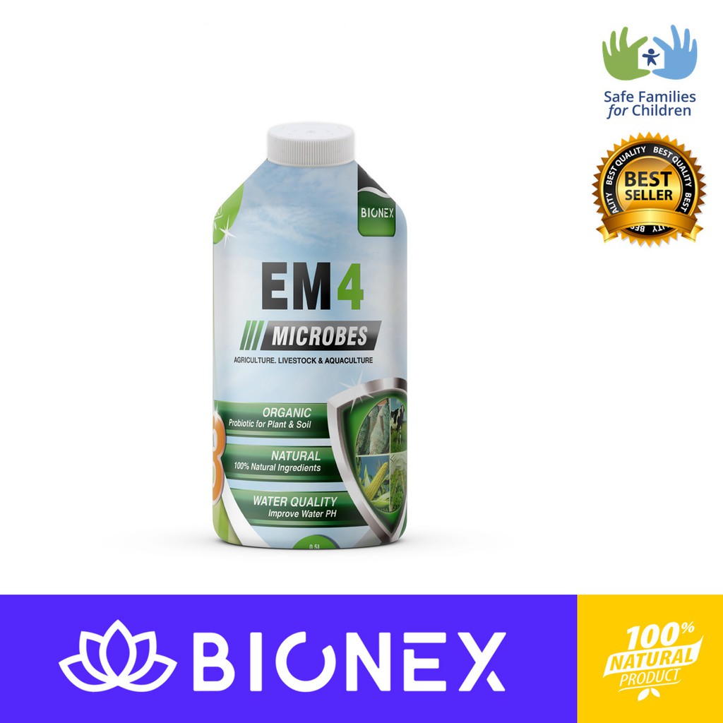 Bionex EM4 Effective Microorganism Microbes Extract (500ML) | Shopee ...