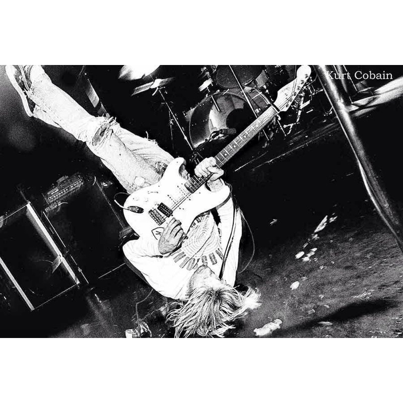 Vintage Kurt Cobain Nirvana Band Poster | Shopee Malaysia