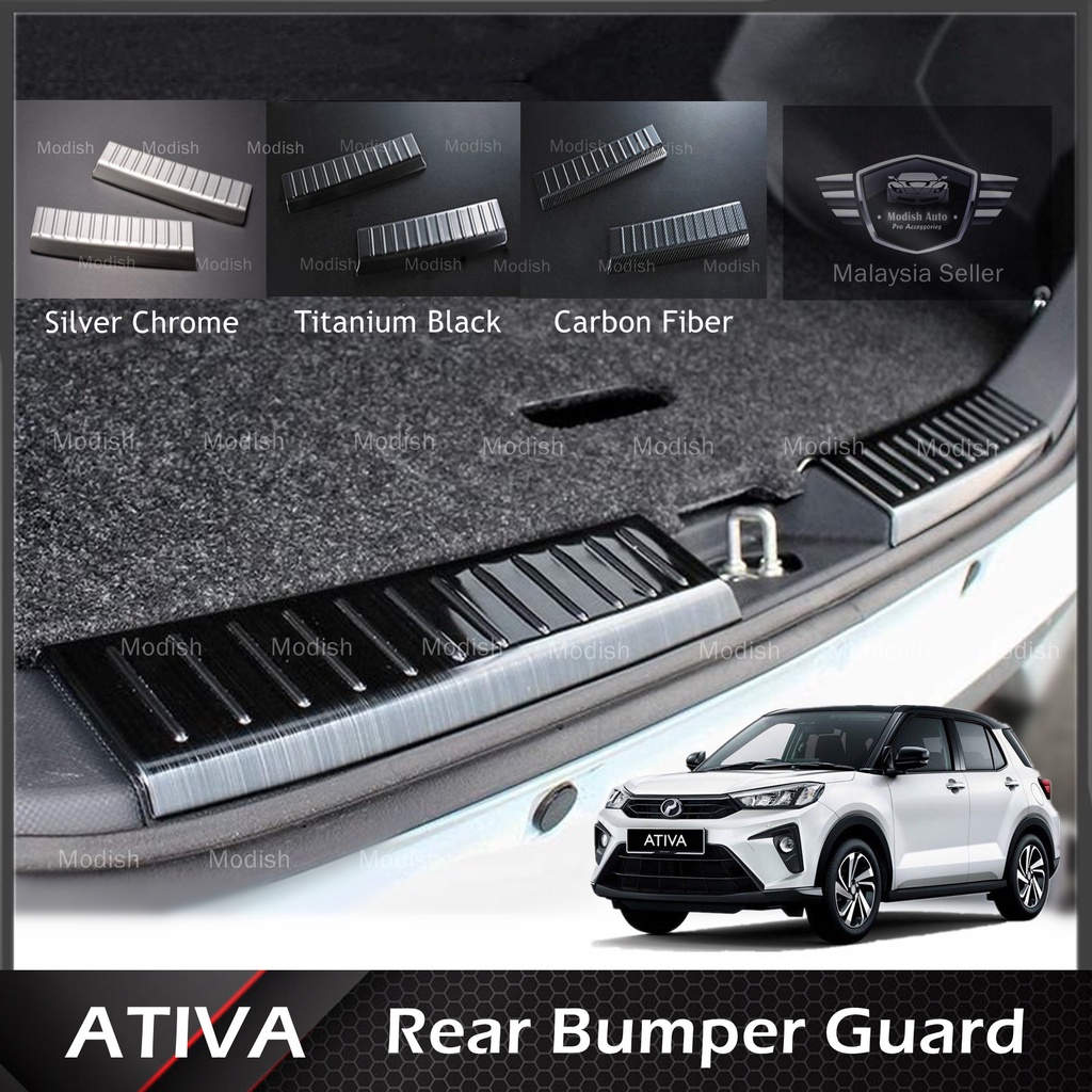MODISH PERODUA ATIVA REAR BUMPER GUARD SILL PLATE PROTECTOR ACCESSORIES ...