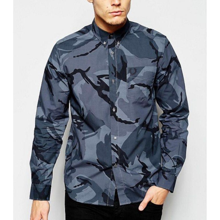 Fred perry camouflage outlet shirt