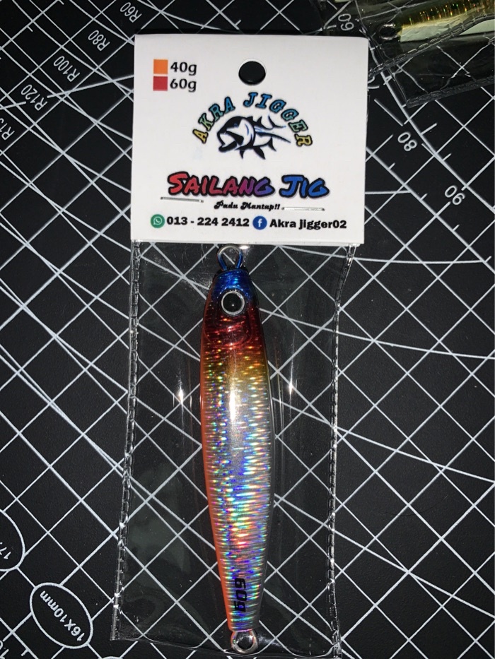 Akra Light Jig (Sailang Jig) 40G/60G **FREE GIFT** | Shopee Malaysia