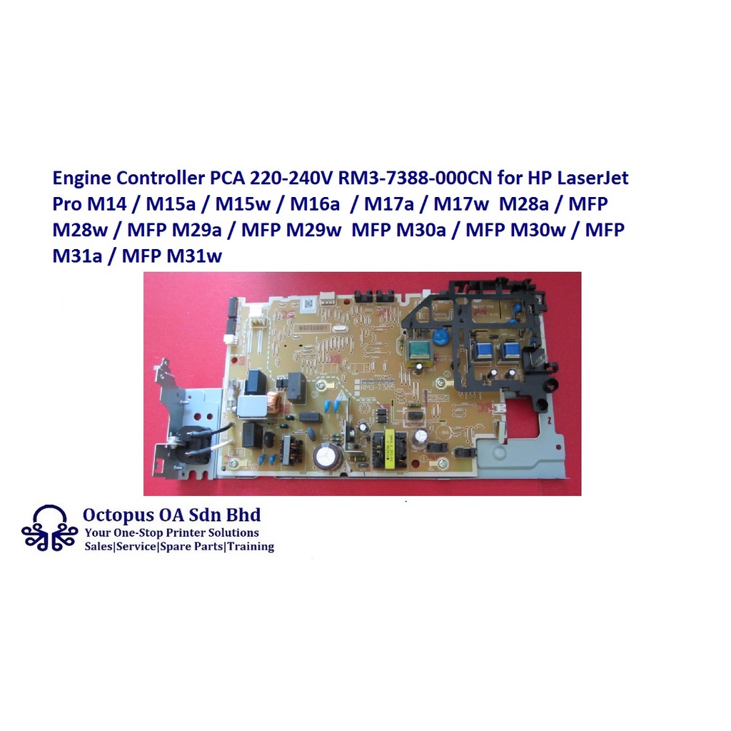 Engine Controller PCA 220-240V RM3-7388-000CN for HP LaserJet Pro M14 ...