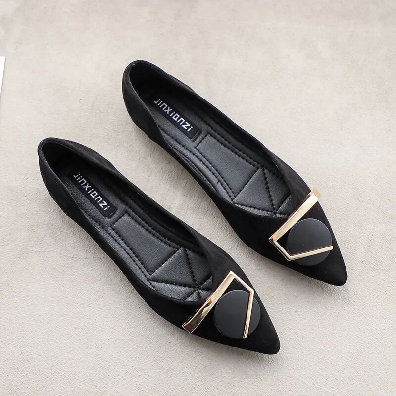 White Bellies Women Casual Shallow Mouth Shoe Pointed Toe Shoe