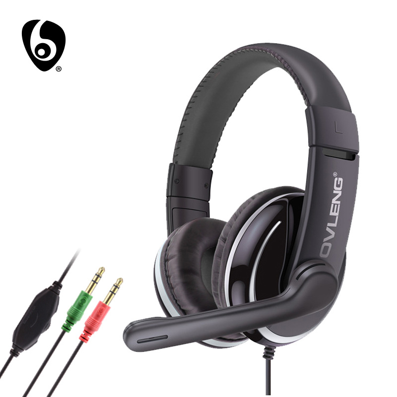 OVLENG X7 Wired Headset Esports Headphones For Zoom Meeting/ Study