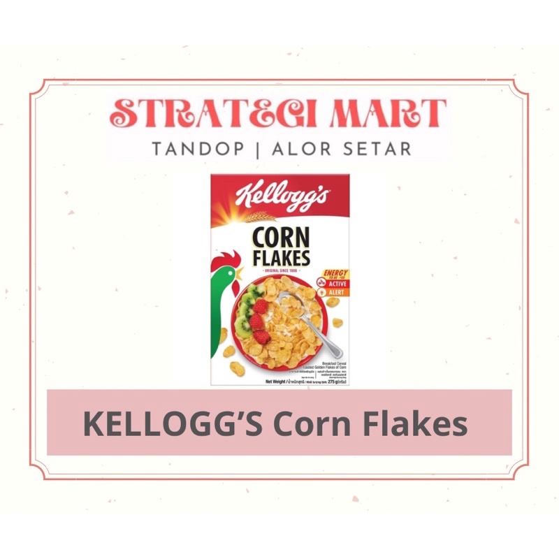 Kelloggs Original Corn Flakes Healthy Breakfast Cereal 1 Box 500g