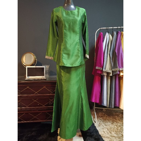 Baju Mini Kurung Moden Shantung Silk EXCLUSIVE BAJU RAYA