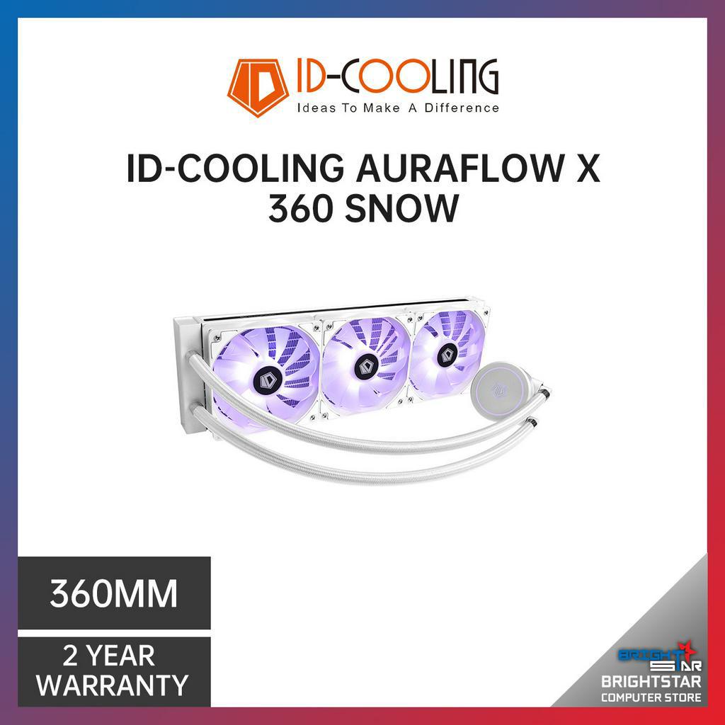ID-Cooling Auraflow X 360 AIO Cooler Snow Edition Intel AMD Premium ...