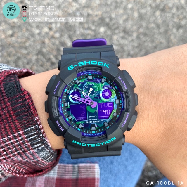 G shock clearance ga100bl