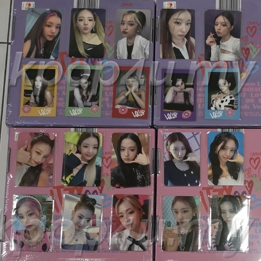 POB ONLY] ITZY - CRAZY IN LOVE OFFICIAL Benefits Photocard hello82