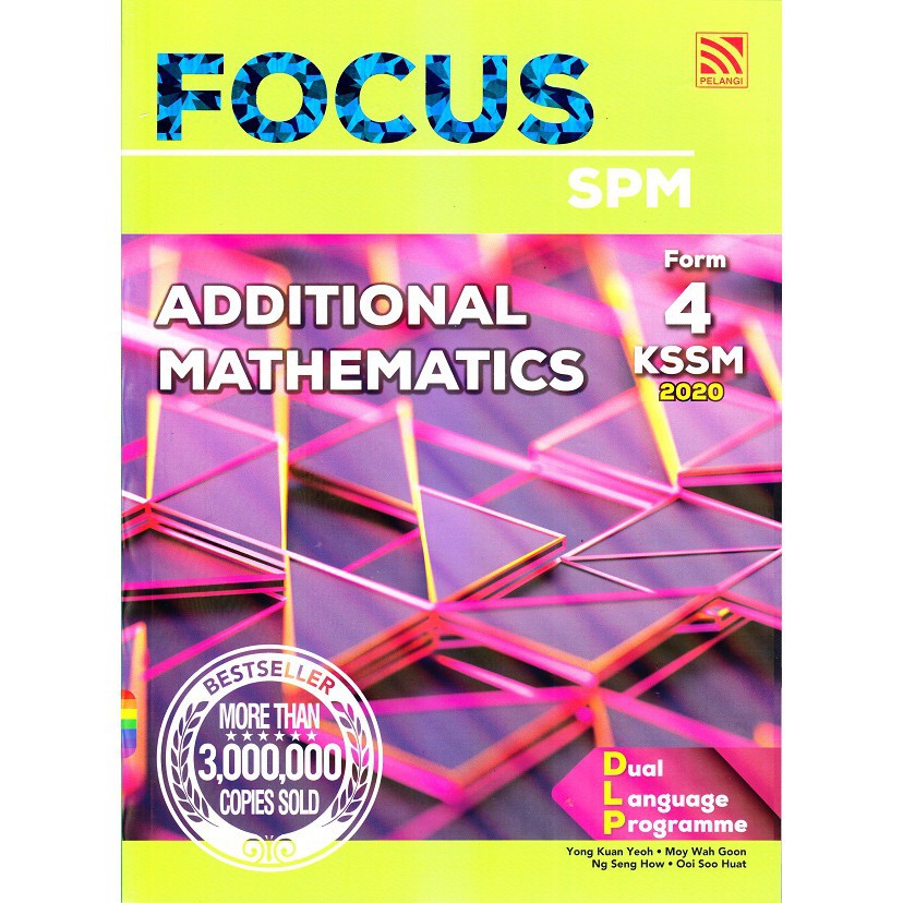 FOCUS SPM ADDITIONAL MATHEMATICS 4 KSSM | Shopee Malaysia
