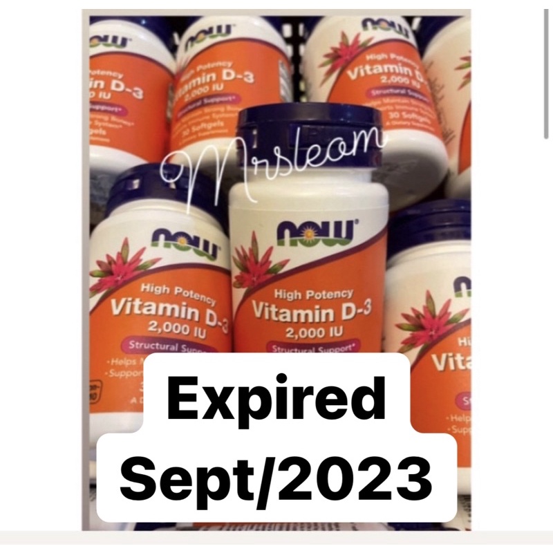 Now Foods Vitamin D3 2000iu 30softgels Expired 2024 Shopee Malaysia