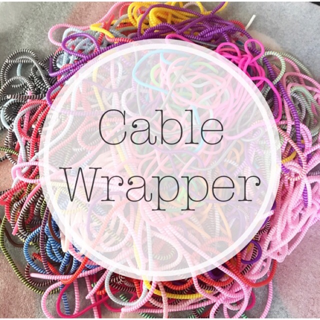 CABLE WRAPPER FOR IPHONE ANDROID CABLE (Single color) | Shopee Malaysia