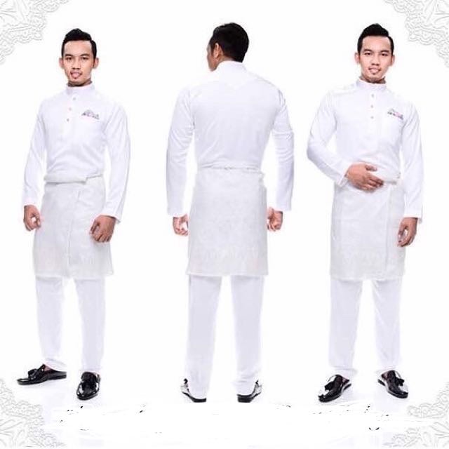 Baju melayu best sale nikah slim fit