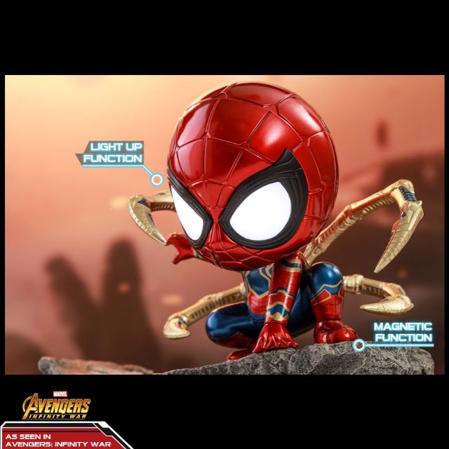 Hot toys cosbaby iron 2024 spider