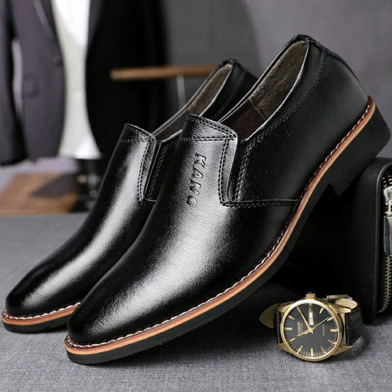 Men's Business shoe shoes Black Pointed Toe Formal Wearing Comfort ...