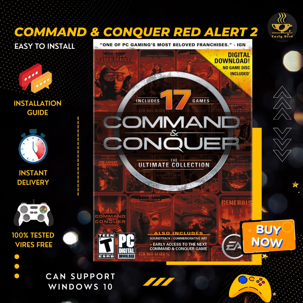 Command & Conquer Red Alert 2 full version can run on windows 10 ...