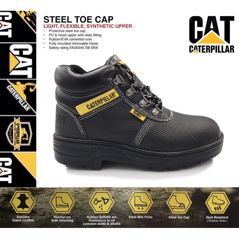 Kasut safety caterpillar best sale