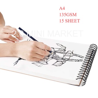 Sketch Book Drawing Art Paper Marker Pen Journal 50 Sheets Kertas