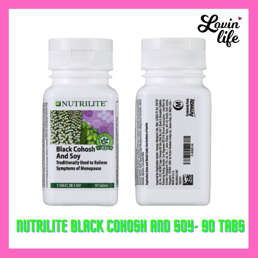 PLATINUM SELLER NUTRILITE Black Cohosh and Soy (90 tab) Shopee Malaysia