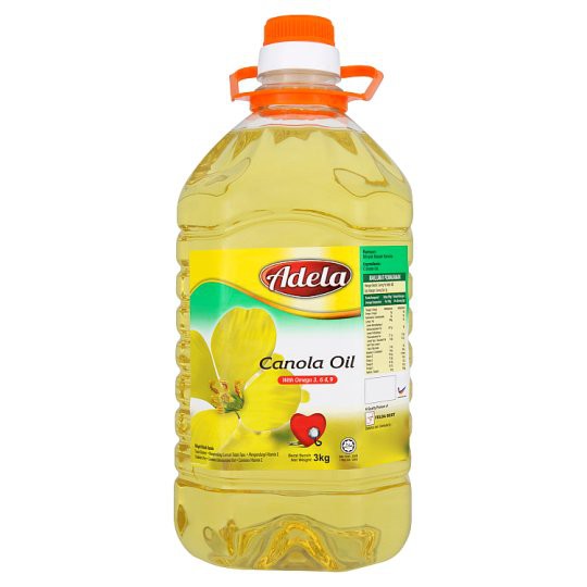 Adela Minyak Masak, Canola Cooking Oil 3kg Shopee Malaysia
