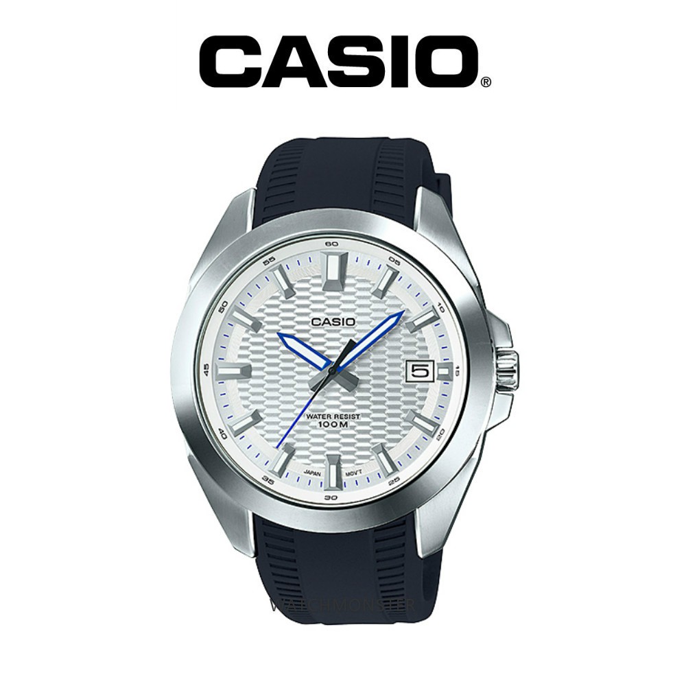 Casio classic analog resin Band watch original MTP E400 7AVDF