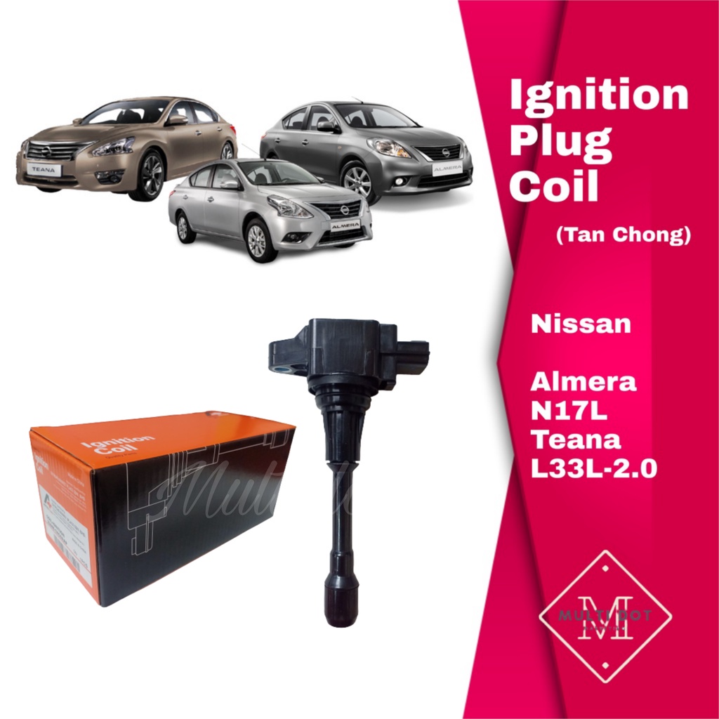 Nissan Ignition Plug Coil Almera Teana (Autoplus Tan Chong) 22448