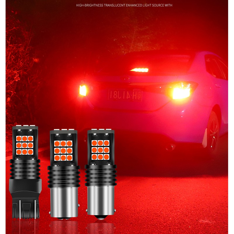 2Pcs 1157/1156 /T20 Red LED Car Bulb Signal Lamp Auto Led Car