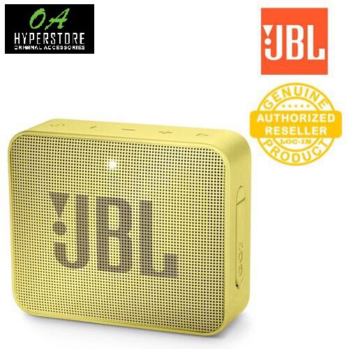 JBL GO 2 Bluetooth Portable Waterproof Speaker - Yellow 