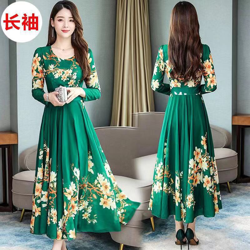 Latest fashion hot sale long dresses