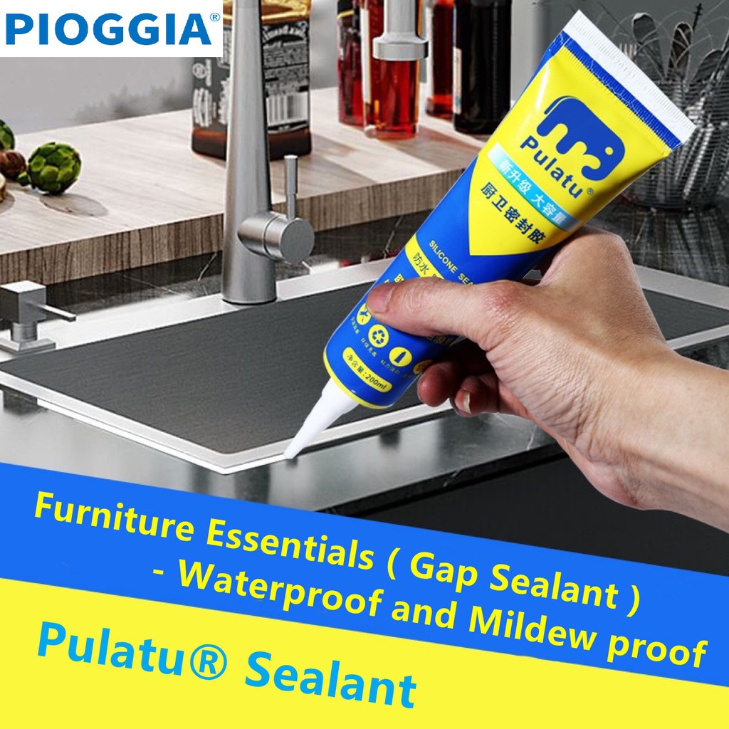 PIOGGIA Kitchen and bathroom sealant gap seal floor drain toilet sink