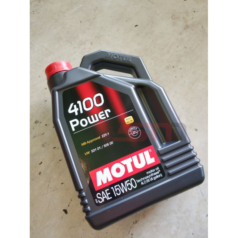 MOTUL 4100 POWER 15W-50 4L | Shopee Malaysia