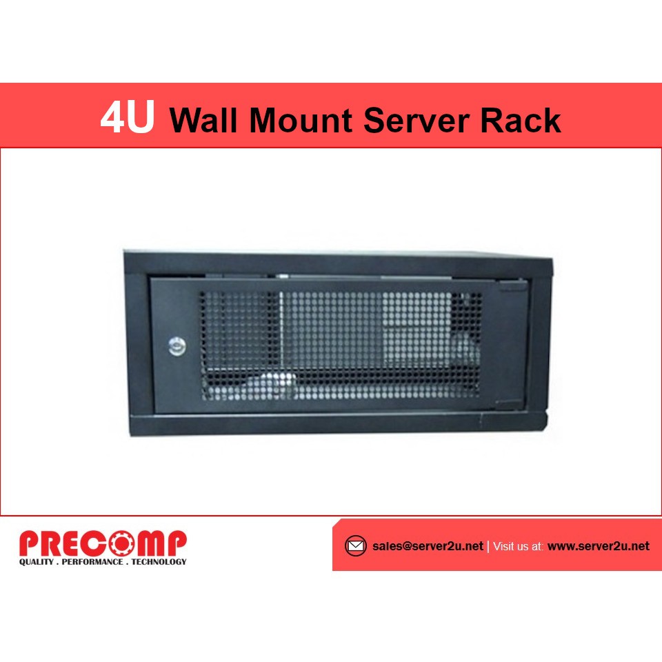 GrowV 4U Server Wall Mount Rack 600x500x277mm (P/G0450WM) | Shopee Malaysia