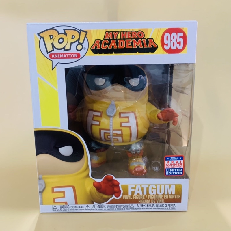 Funko Pop! My Hero Academia Fatgum 6 Inch Vinyl Figure - 2021 FunKon Exclusive, Multicolor