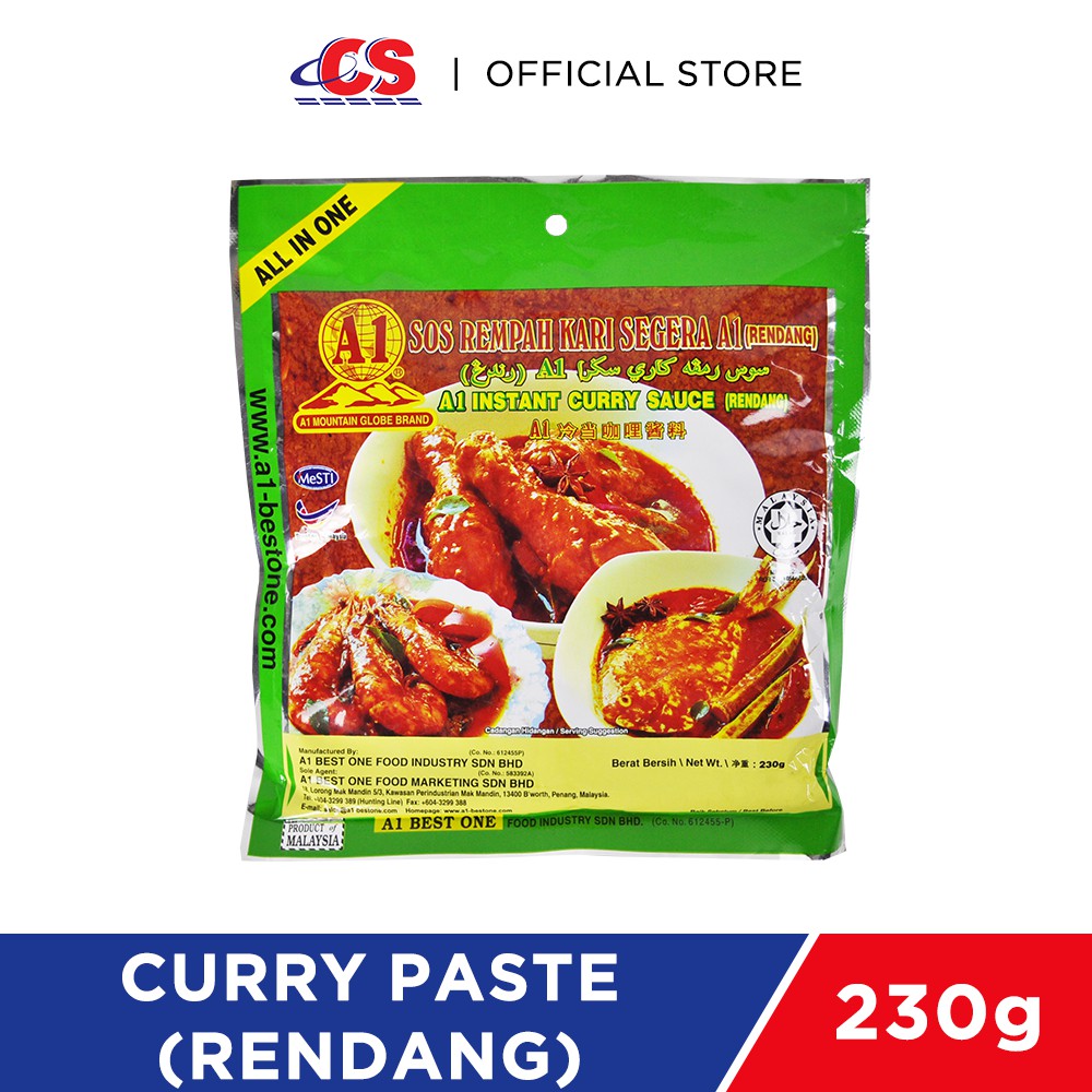 A1 BEST ONE Curry Paste - Rendang 230g | Shopee Malaysia