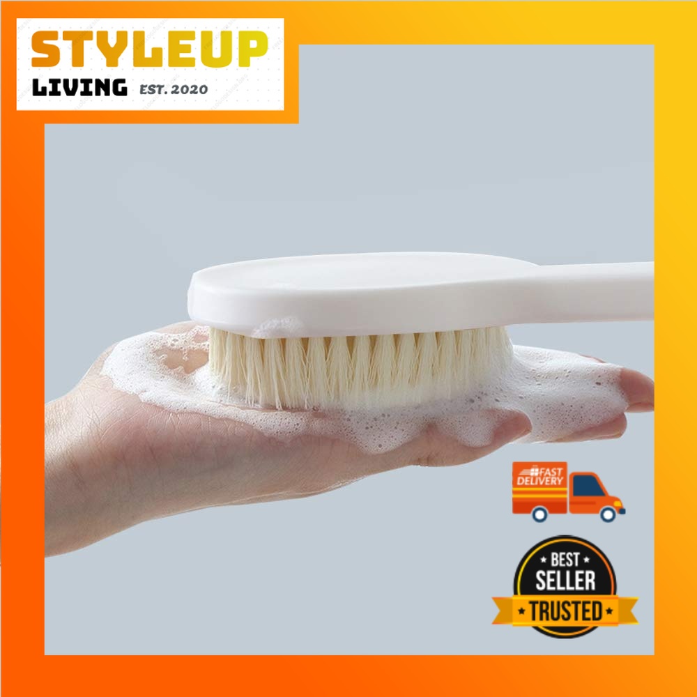 Muji Realeos Long Handle Bath Shower Brush Back Scrubber Body Brush