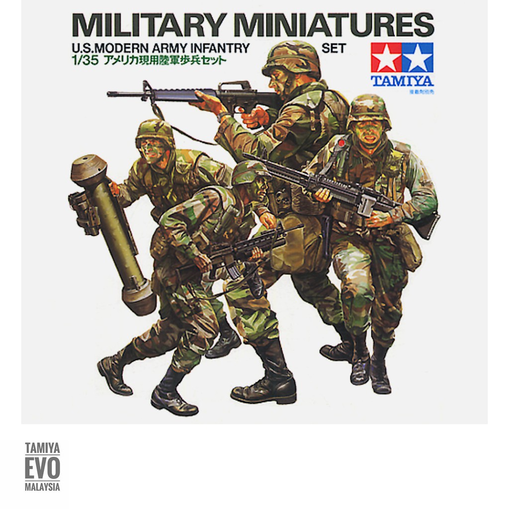 35133 TAMIYA (1/35) Military Miniatures US Modern Army Infantry ...