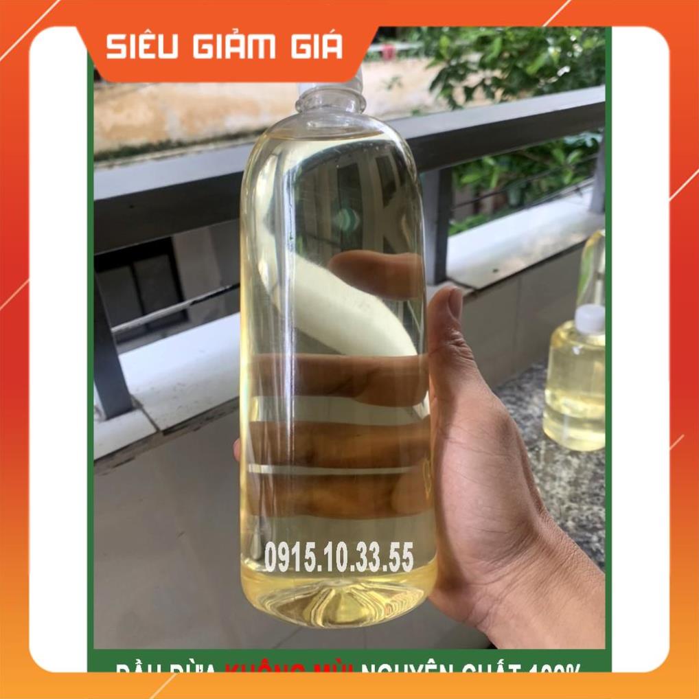 1 Liter Ben Tre Coconut Oil Is Odorless, 100 Pure (Massge, Hair