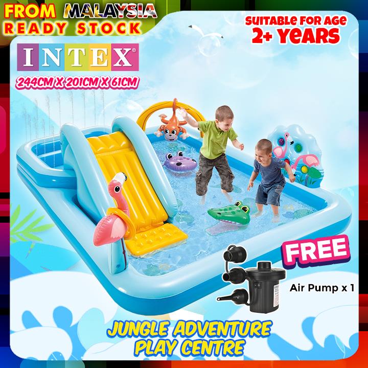 Intex 57161 Inflatable Jungle Adventure Play Centre Swimming Pool with