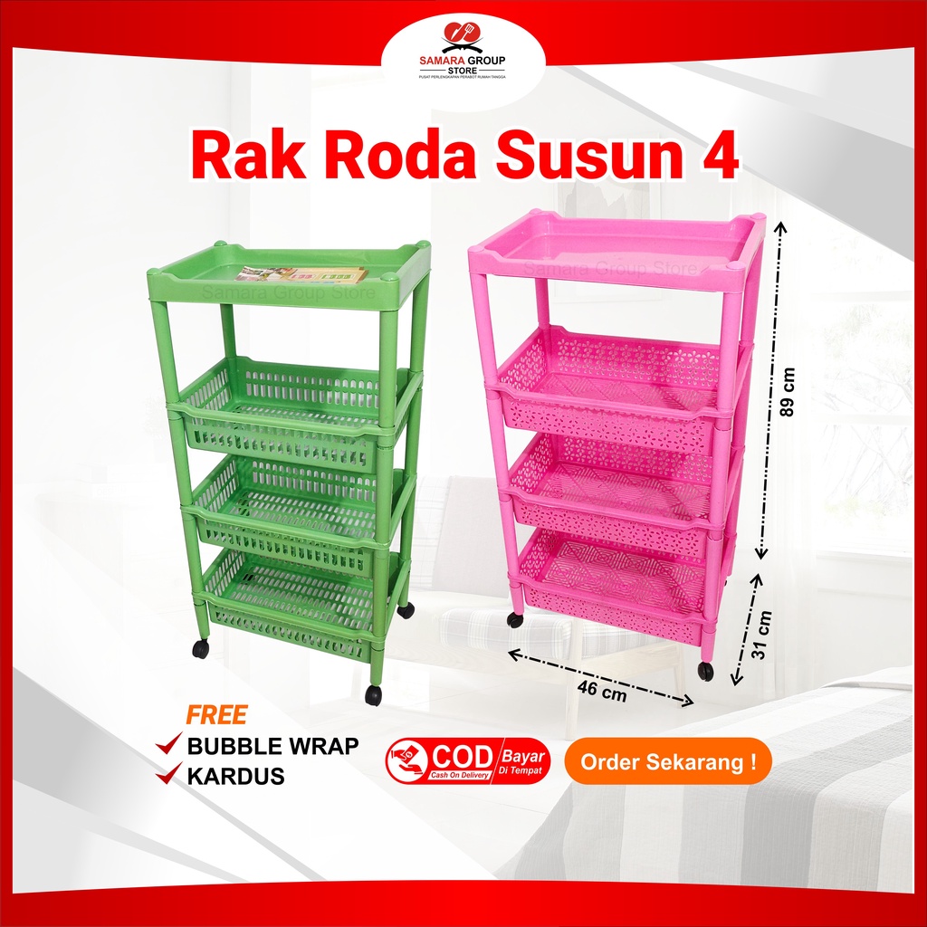 Plastic Stacking Rack - Baby Diaper Rack - 4-wheel SALON Rack | Shopee ...