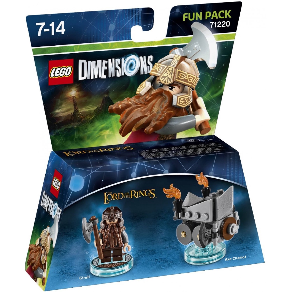 Lego Dimensions Fun Pack Lord of the Rings (Gimli & Axe Chariot