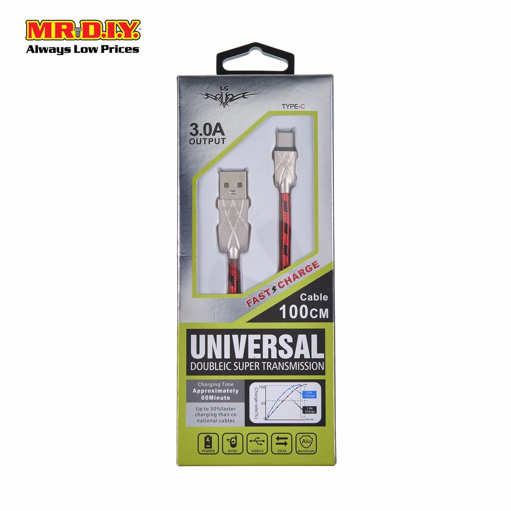 LS Nylon Braided Type C USB Cable | Shopee Malaysia