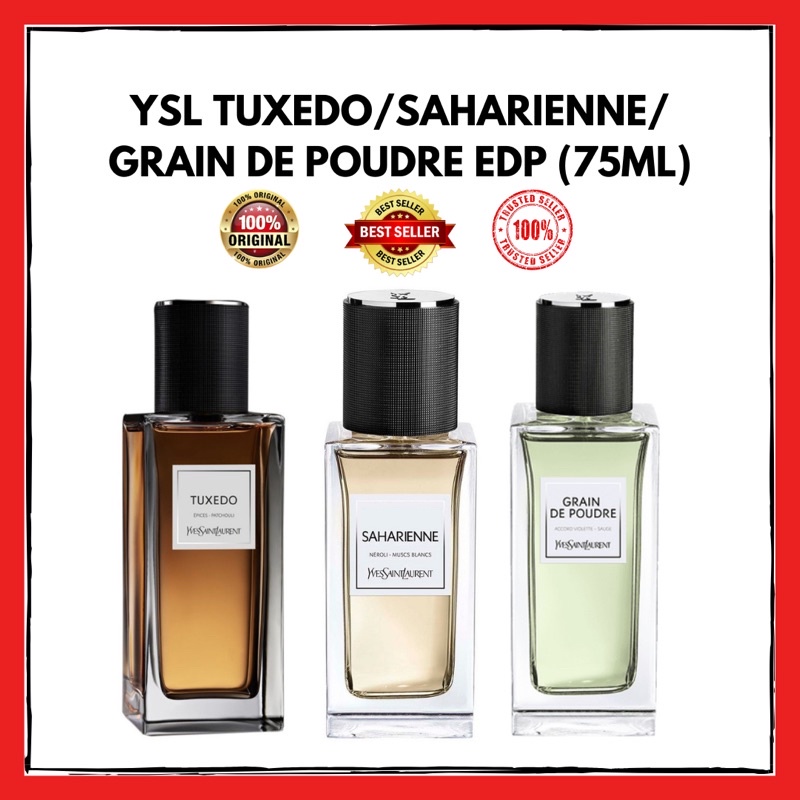 YSL TUXEDO SAHARIENNE GRAIN DE POUDRE EDP 75ML Shopee Malaysia