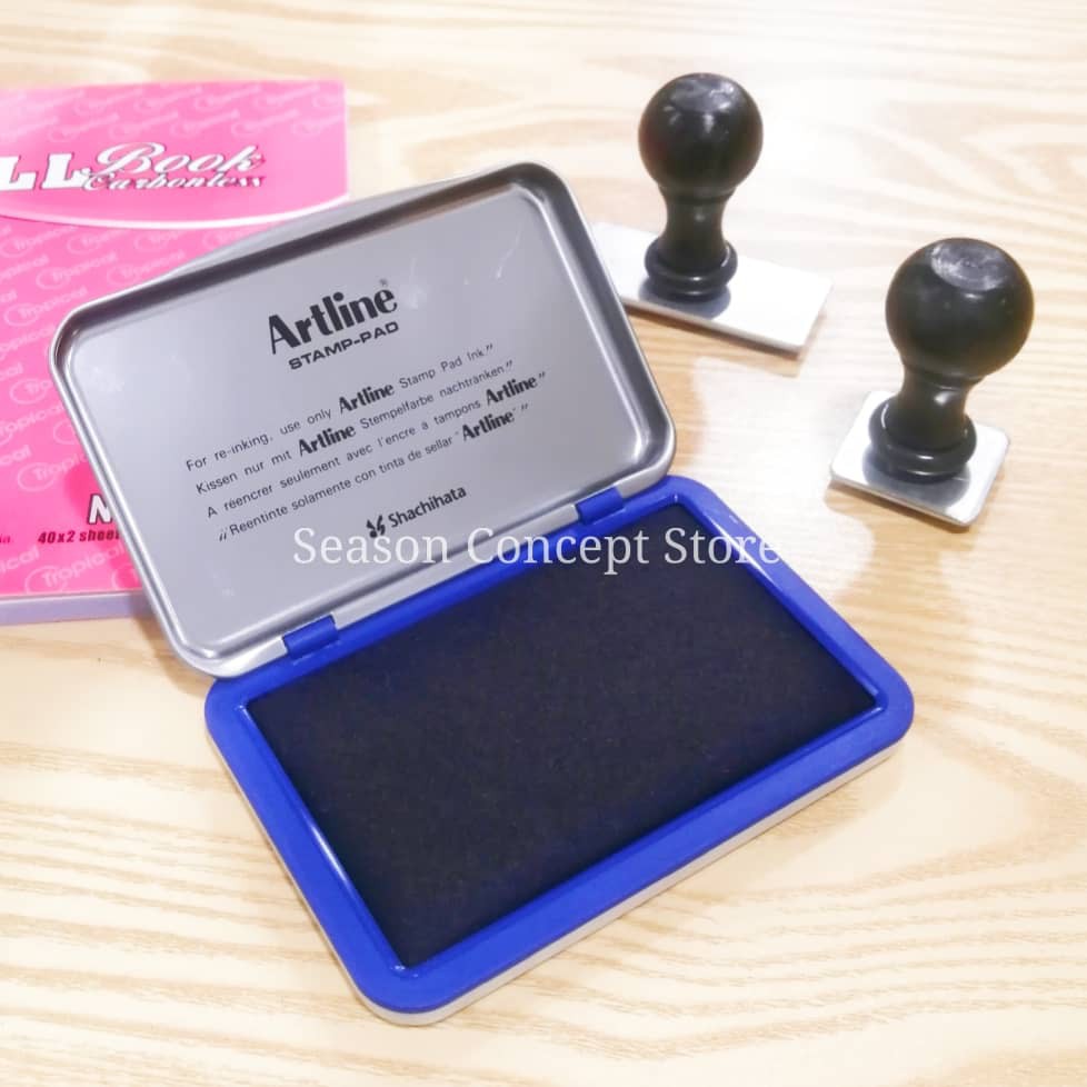 Artline Stamp Pad No.00 , 0 & 1 Black / Blue / Red | Shopee Malaysia