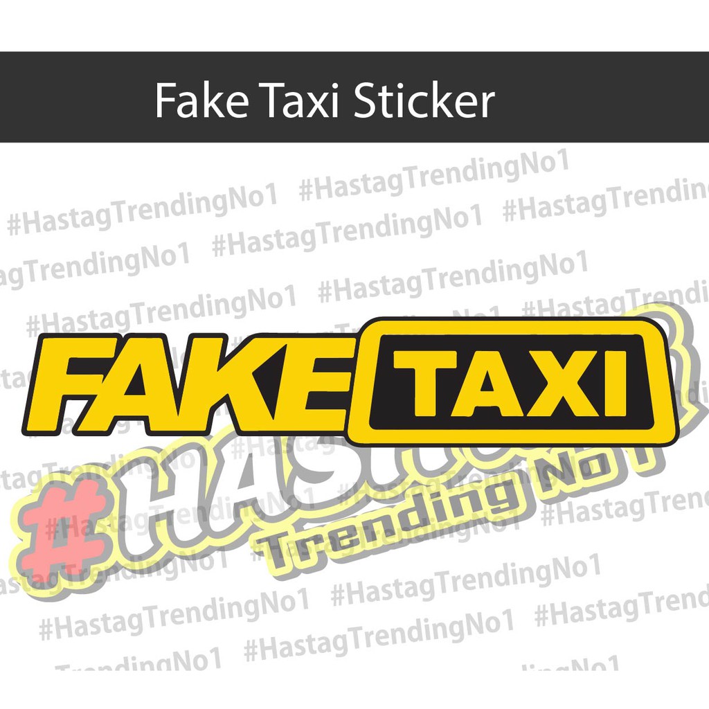 Fake taxi, Car Sticker, Lori Sticker | Shopee Malaysia